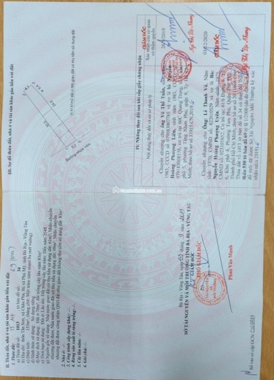 BÁN ĐẤT TẠI CHÂU PHA-TPHCM, DT 153M2 SHR 1,2TỶ. LH:0913976848 - A TOẠI (CHÍNH CHỦ)